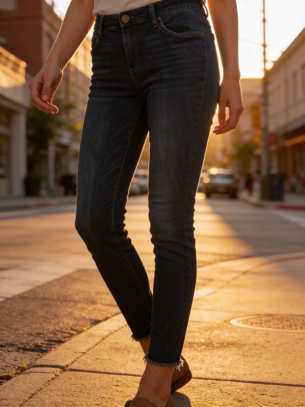 Kut From the Kloth “Carlos” Women's Dark Wash Skinny Jeans - Size 12 EUC
